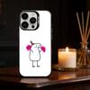 F-Flork Stick Figure Memes Phone Case Color Silver Shell For IPhone 17 16 15 14 13 12 11 Pro Max Plus