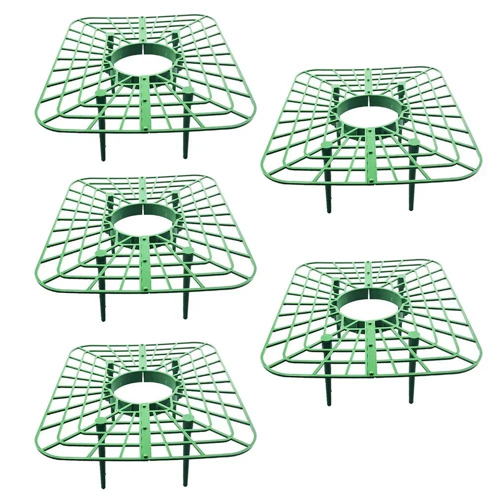 5/10pcs Plastic Strawberry Bracket Adjustable Strawberry Tray Plant Climbing Support Rack Growing Holder Garden Planting