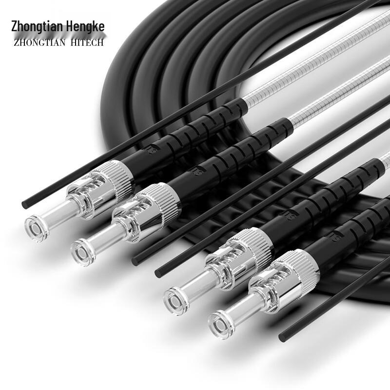 Zhongtianhengke Telecom-Grade Outdoor Armored Single-Mode Dual-Core Fiber Optic Patch Cord
