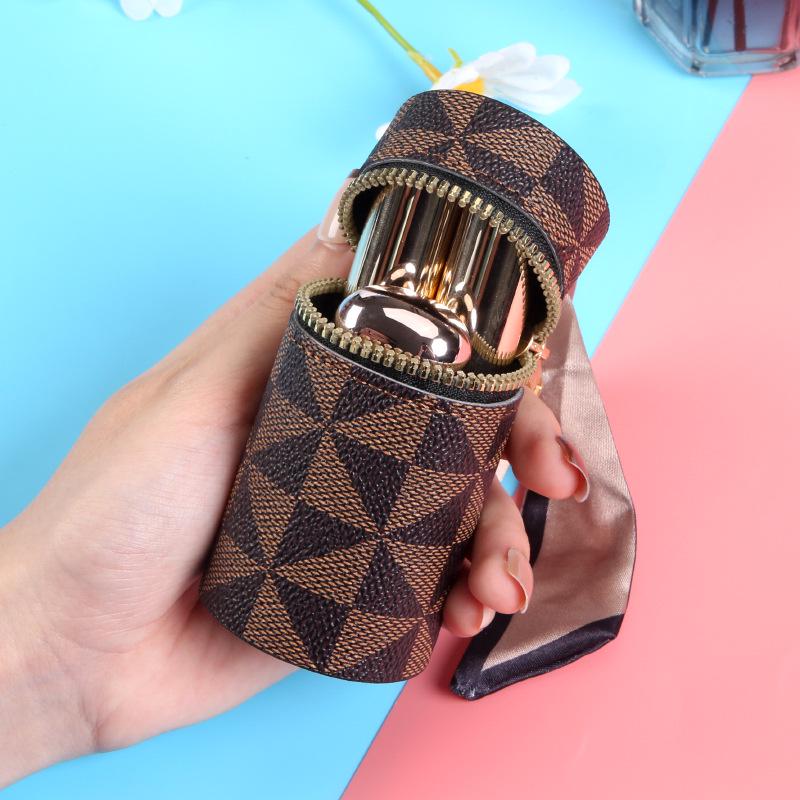 2024 Vintage Monogram Coin Purse: Mini Earphone, Lipstick & Keychain Bag