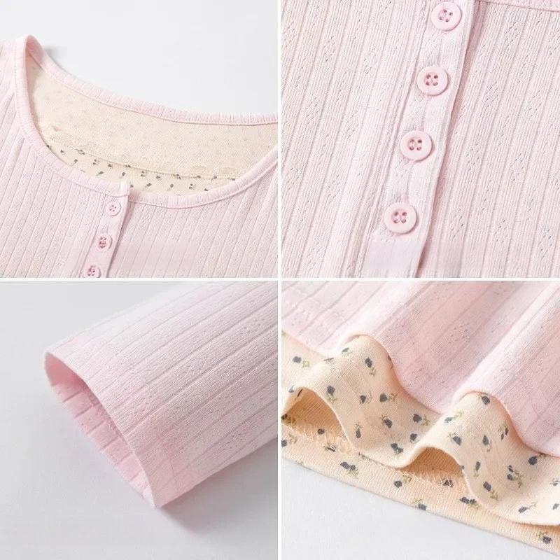 Camiseta de Manga Larga para Mujer Primavera y Otoño Estilo Francés Ajustada Ropa de Mujer con Falso Dos Encaje Y2k