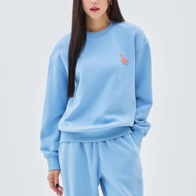 New MLB Los Angeles Dodgers Sweatshirts Unisex Blue 3AMTB0336-07SBS