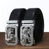 Zodiac Belt Men'S Business Cowhide Alloy Automatic Buckle High-End Belt Gift