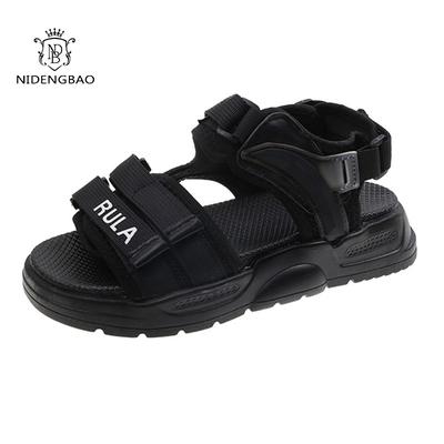 Summer Sports Sandals Women's Fashion Korean INS Platform Sandals Thick Bottom Increase Ins Tide Shoes Ladies Beach Men Shoes