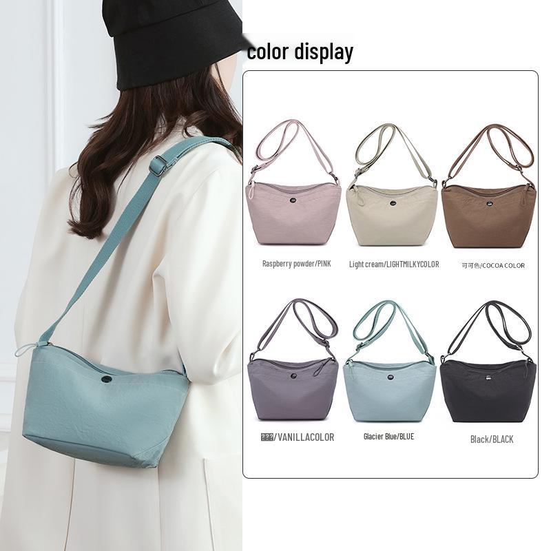 2025 Women's Versatile Lightweight Canvas & Nylon Crossbody Bag