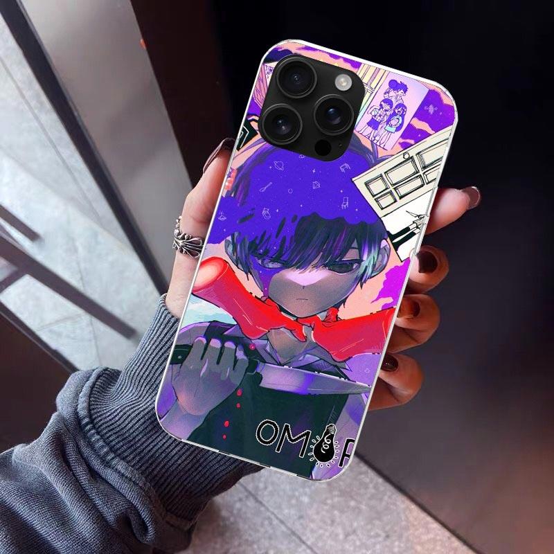 Game O-Omori Cartoon Phone Case For iPhone 17 Air 16 15 Pro Max 14 Plus 13 Mini 12 11 Cover 7 8 SE Silicone Shell Print Fundas 1