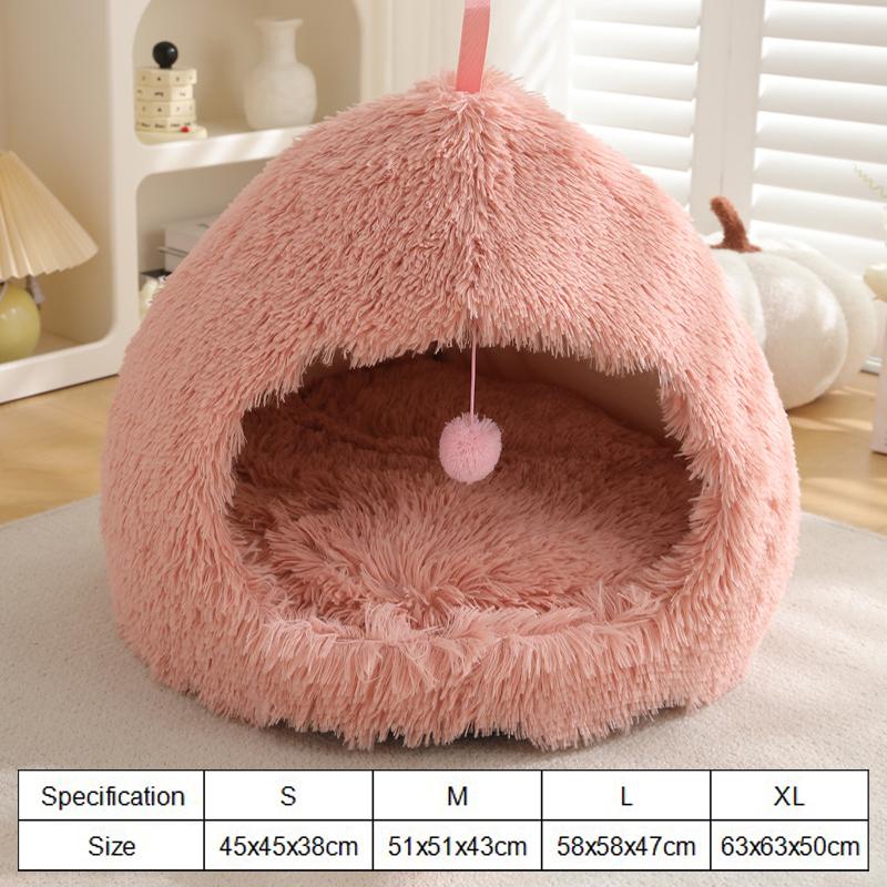 Winter Warm Dog Bed Soft Pet Sleeping Mat for Cats Small Medium Dogs Comfortable Dog Nest Cat Sleep Bed Dog Accessories