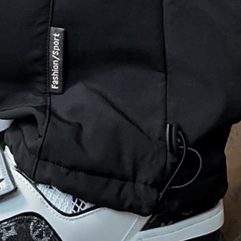 NASA MARVEL Men's Winter Warm Fleece-lined Straight Casual Pants