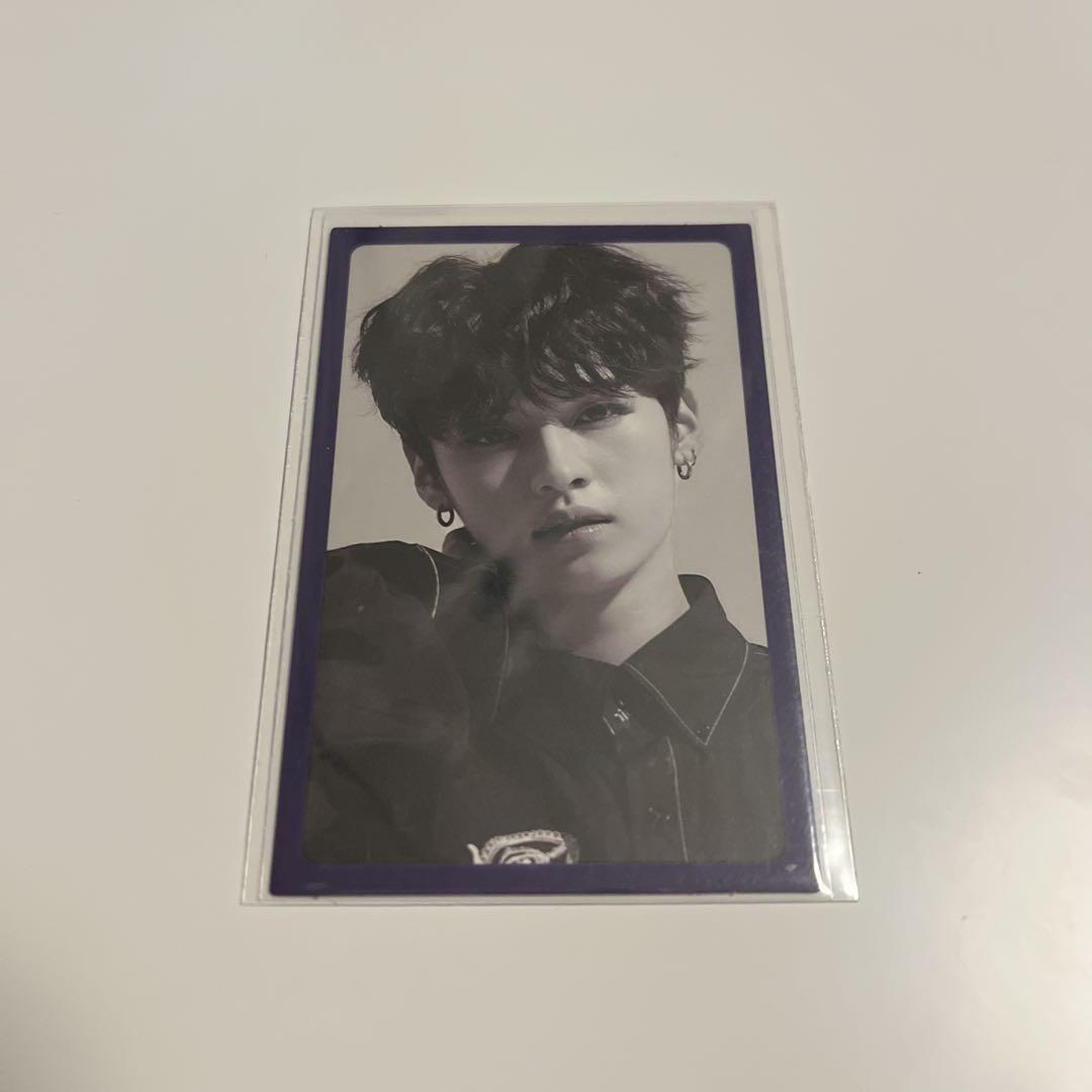 

[USED] Straykids Reno Trading Card I am you Purple Frame Limited Edition Bonus