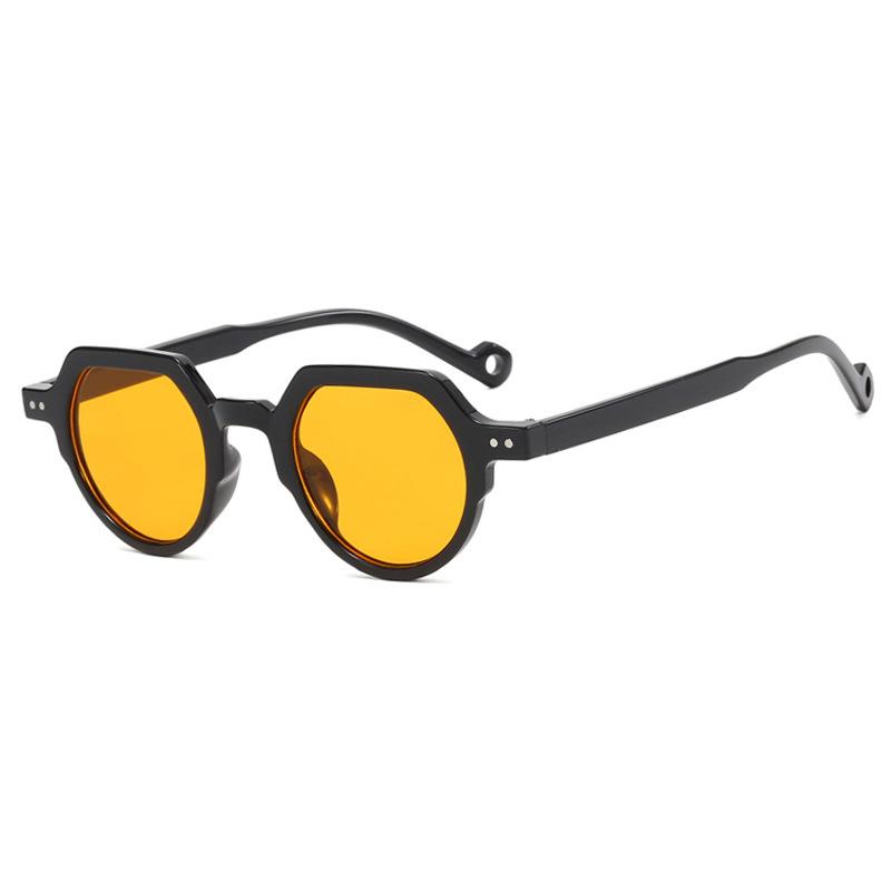 Trendy Oval Small Sun Glasses Glasses Colorful Circular Spectacle Frame Frame Classic UV400 Sunglasses Trend Womens Cat Eye Sunglasses for Ladies