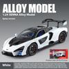 1/24 McLaren Senna Spray Sports Car Model Simulation Sound and Light Car Model Ornament Boy Gift Halloween Toys