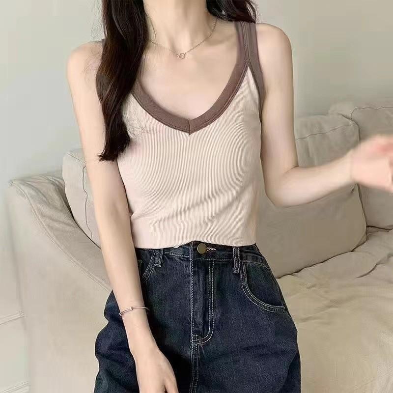 

Осенне-зимний теплый жилет-комбинезон с цветными вставками внутри, теплый топ с подкладкой на груди, шерстяная универсальная базовая рубашка без рукавов L