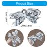 Elegant Cashew Flower Bowknot Hair Claw Clip for Women Accessories Large Punk Jaw Clamps Hairgrip Headdress for Casual