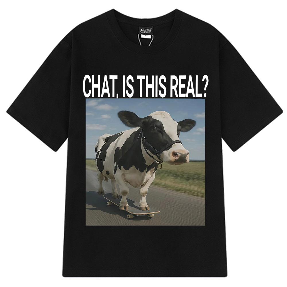 

2025 New Casual Short Sleeve T-Shir Print Cotton Regular Fit Round Neck Breathable Loose Unisex Tee Men Women Clothing Fortnite L