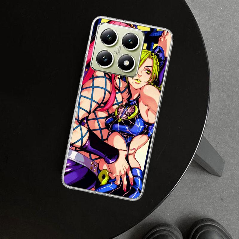 JoJo's Bizarre Adventure Jolyne Cujoh Phone Case Cover for Xiaomi Redmi Note 15 14 13 12 11 Pro Plus 14S 12S 11S 11T 11E 10S 10