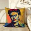 Artist FFrida KKahlo Cushion Cover Pillow Case Antidustmite Pillowcase Silky Short Plush Sofa Cushion Cover hot