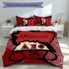 3pcs Custom Name Delta Sigma Theta Set,Includes 1 Duvet Cover and 2 Pillowcases,All-season Bedroom Decor