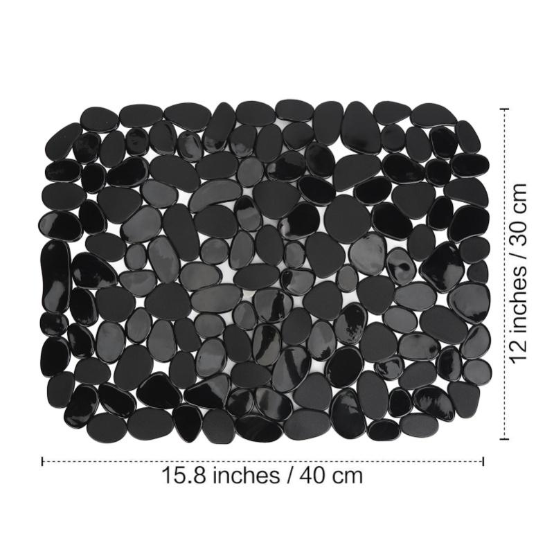 2pcs Sink Protector Mat Prevent Slip Easy Cleansing PVC Sink Mat For Kitchen Beauty Salon