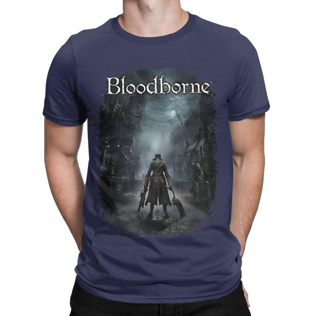 Main Hunter In Yharnam For Gamers Essential T Shirt Summer Bloodborne Tshirts Unisexs Cotton O Neck Plus Size Top Tees Tshirt