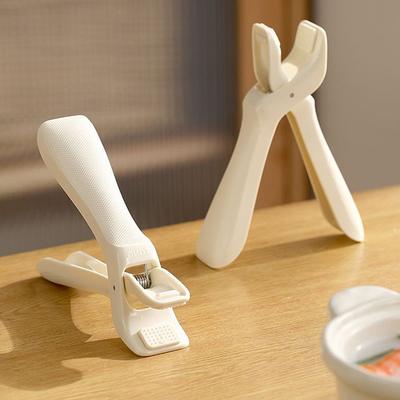 Pinza Antideslizante Antiescaldante Pinzas para Cuencos de Comida Soporte de Silicona Antiescaldante Agarre Duradero Pinza para Cuenco de Cocina