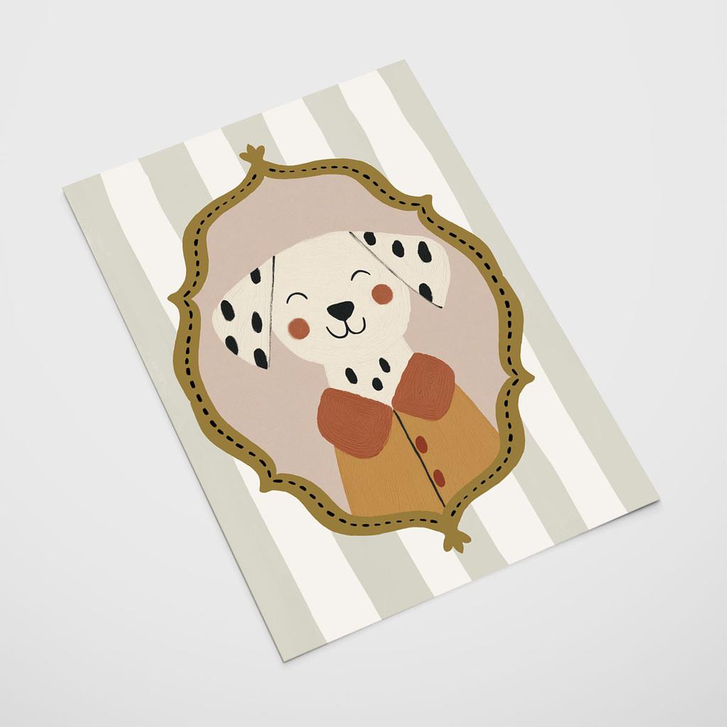 Poster for a Child Dalmatian Portrait