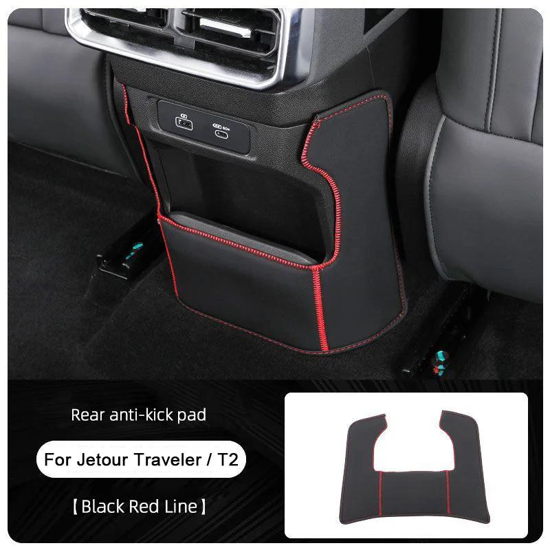 Für Chery Jetour Traveler T2 DCT XWD 2025 2025 2025 Auto Rücksitzlehne Anti-Tritt-Panel Schutzpolster Schmutzabweisend Auto Zubehör