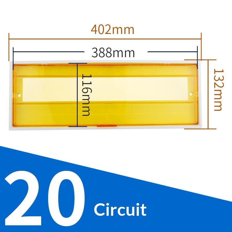 Pz30 Plastic Distribution Box Cover Transparent Protective Panel For Household Circuit Breaker Box