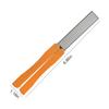 Foldable Knife Sharpener Gritstone with Non-Slip Handle Outdoor Sharpening Whetstone Portable Double Side for Outdoor Use