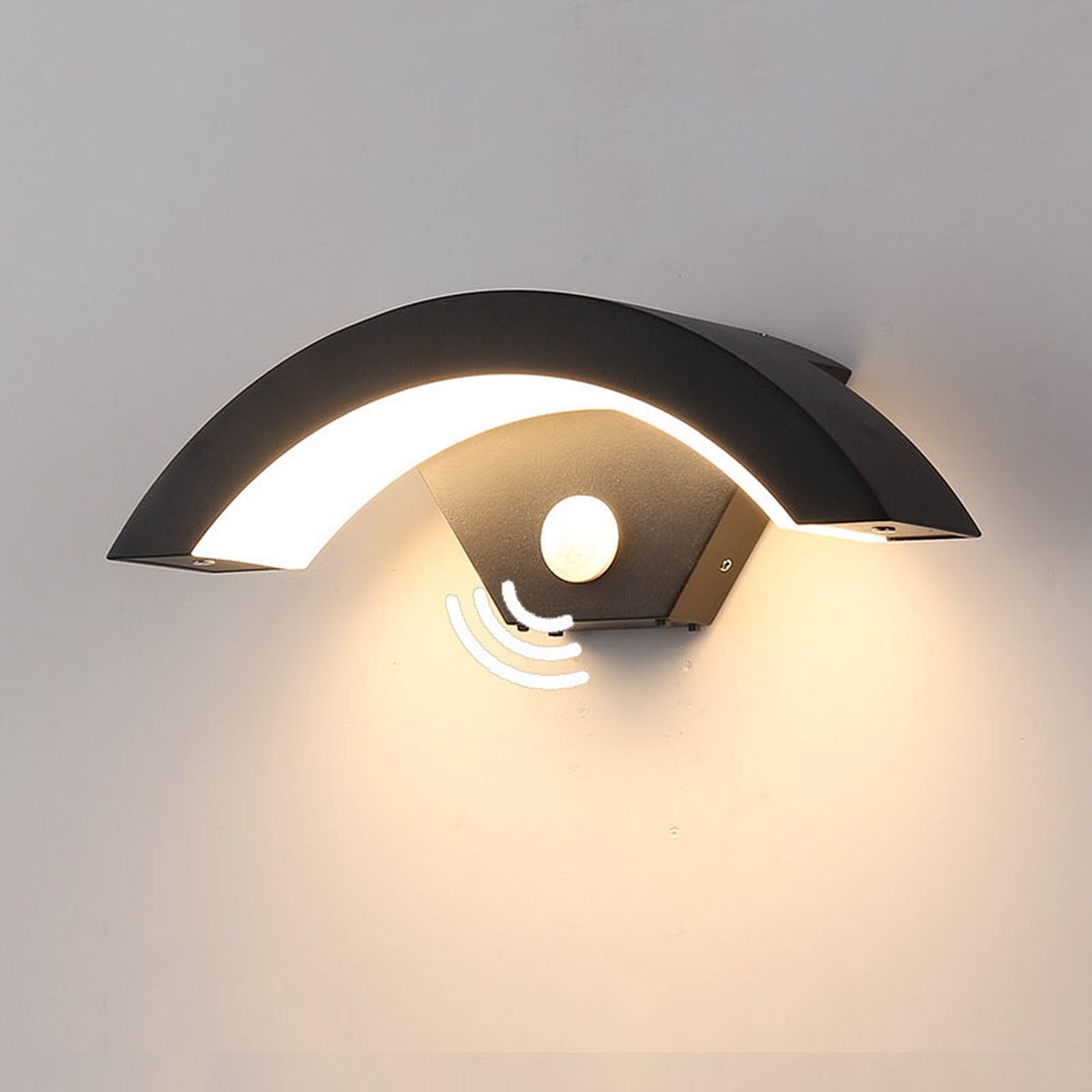 

Outdoor Induction Wall Lamp Square Porch Light for Patio Balcony one size