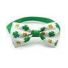 Dogs Flower Collar Festive Shamrocks for Small Medium Girl Dogs Cats Dog Collar Necklaces Flower Costumes