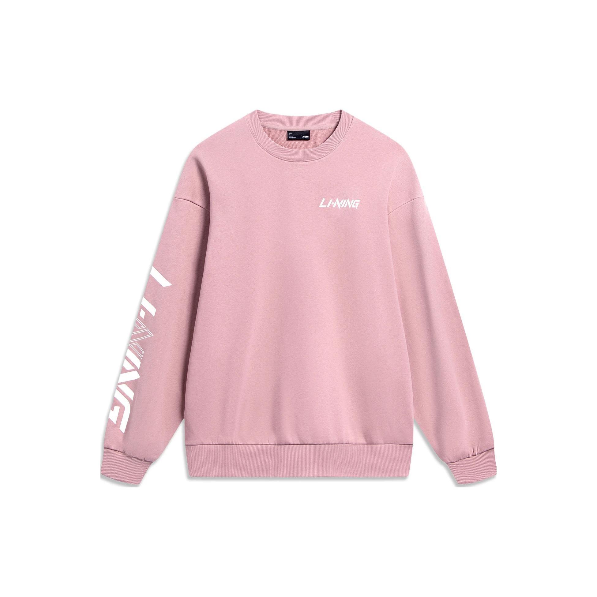 Li-Ning Graphic Sweatshirt Pink Men s AWDT607-5 XL