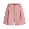 Damen Shorts Mode Sommer Stretch Hohe Taille Casual Shorts mit Taschen