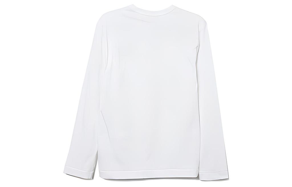 CDG Play T Shirts Men's White Crew Neck Moderate Straight Fit AZ-T120-051-2