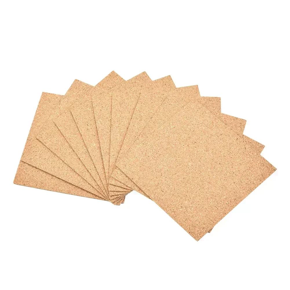 Pad Cork Mat Dining Garden Replace Replacement Accessories 100 X 100 X 1mm Cork DIY For Home Mat Self-adhesive
