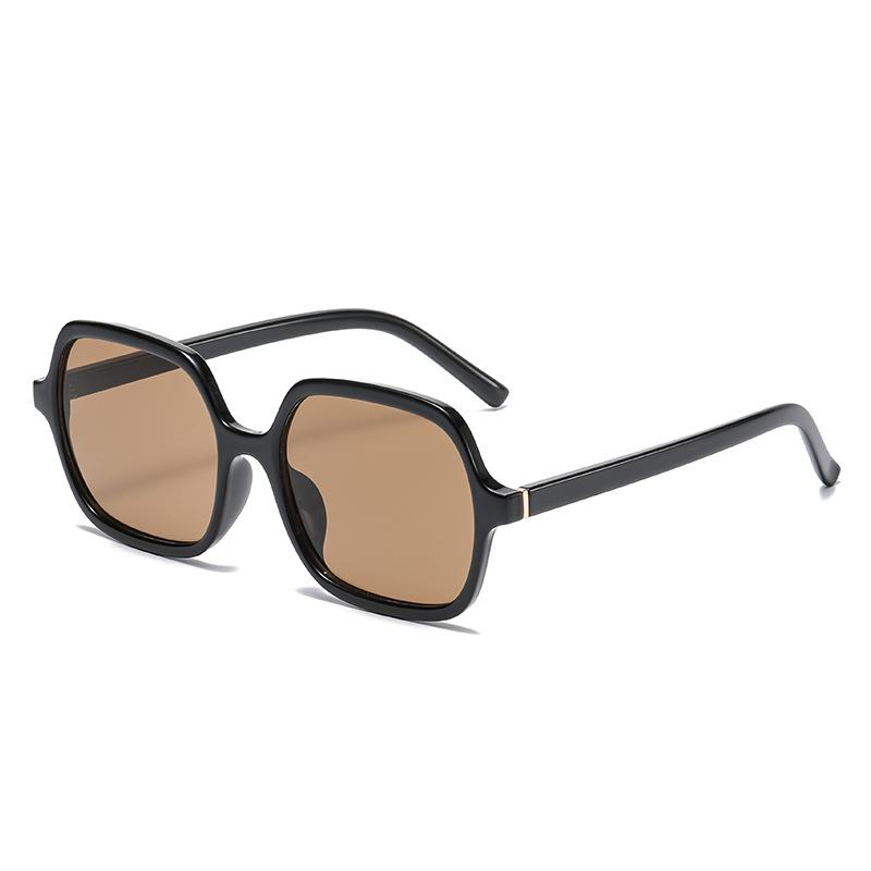 New sunglasses women's large frame round face thin Internet celebrity glasses square fashion trendy anti-ultraviolet sunglasses men