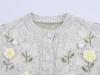 European and American style, new women's clothing, foreign style, fashionable, casual, three-dimensional flower knitted cardigan