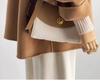 Women's 2025 Autumn Camel Hooded Double-Sided Wool Coat - New Korean Style High-End Overcoat