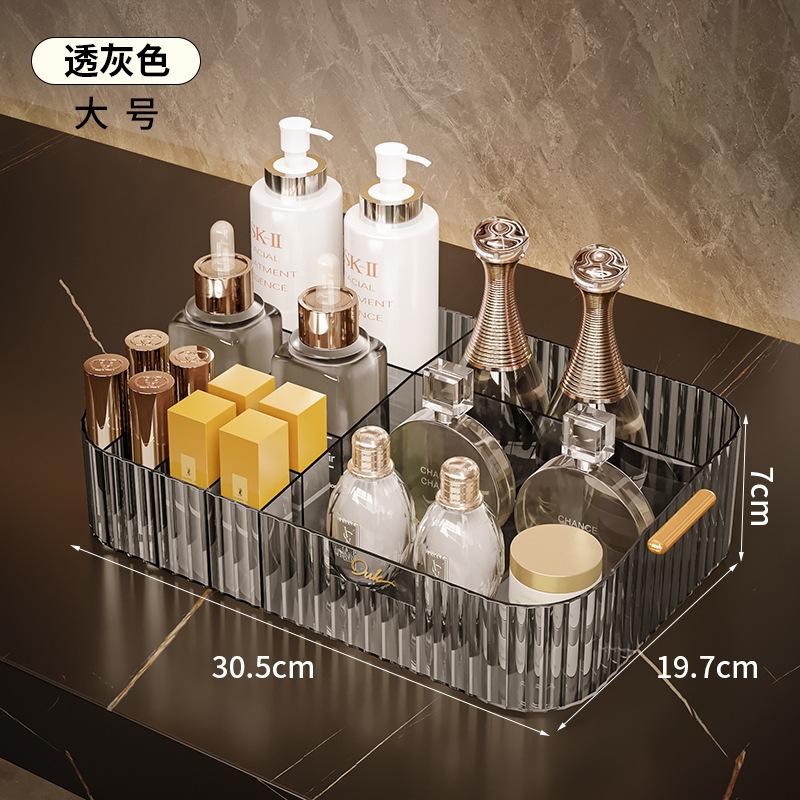 Household Cosmetics Storage Box, Lipstick And Skincare Shelf, Desktop Makeup Box, Dressing Table And Bathroom Suitable