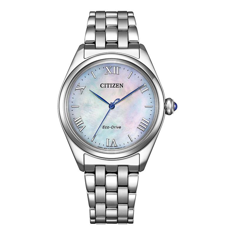 

CITIZEN Light Powered Quartz Movement Women s Watch Mother of Pearl Color Watch Dial EM1140-80D EM1140-80D
