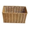 1Pcs Rattan Storage Basket Organizer Hollow Ventilated Design Kitchen Bathroom Storage Container Supermarket Collecting Basket