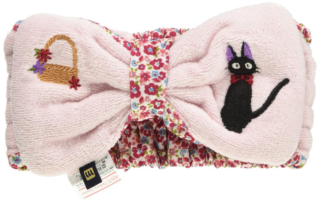 Marushin Ghibli Delivery Service Jiji 10 X 21 Flower Field and Towel 1005022500 Kiki's Hairband, Cm, Jiji, Fabric,