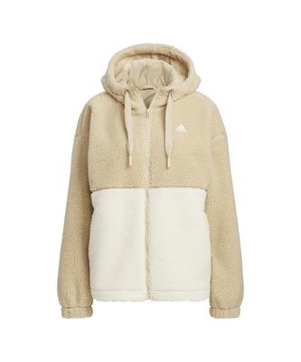 Adidas Polar Sherpa FZ Ceket KTX42 Magic Beige Beden S Kadınlar İçin Olmazsa Olmaz (JG3807)
