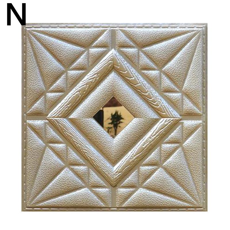 1 x 3D-Wandaufkleber für Wohnzimmer, Hintergrund, Ziegelstein, selbstklebend, 30 x 30 cm, Heimdekoration