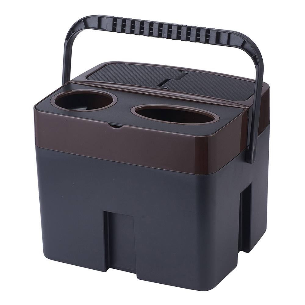 Multi-functional Car Interior Trash Can Passenger Trash Can Storage Box Beverage Cup Holder Storage Box Car Paper Napkin Holder