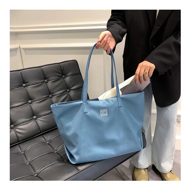 Pendlertasche fürs Klassenzimmer, Canvas-Tasche, wasserdicht, Nylontasche, große Tasche, lässig, Damen, großes Fassungsvermögen, Umhängetasche