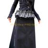 49MD Comfortable Elastic Waistband Mesh Layer Ruffled Trim Leopard Design Street