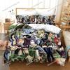 Stampa 3D Anime Fairy Tail Logo Natsu Set Letto Ragazzi Ragazze Misura Singola Queen Copripiumino Federa Letto Bambini Adulti Tessili per la Casa