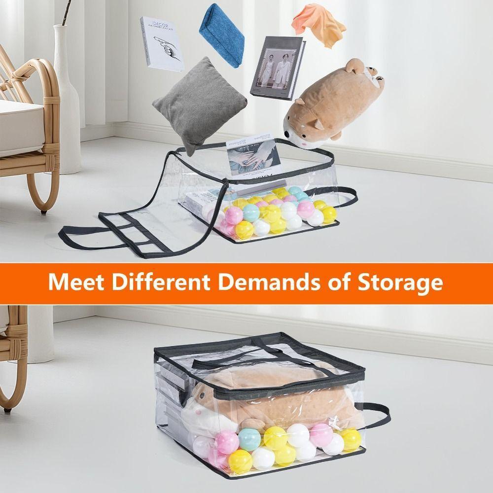 1/2PCS PVC Clothes Storage Bags 40L Moving Bags High Quality Blanket Storage Bag Clothing Storage