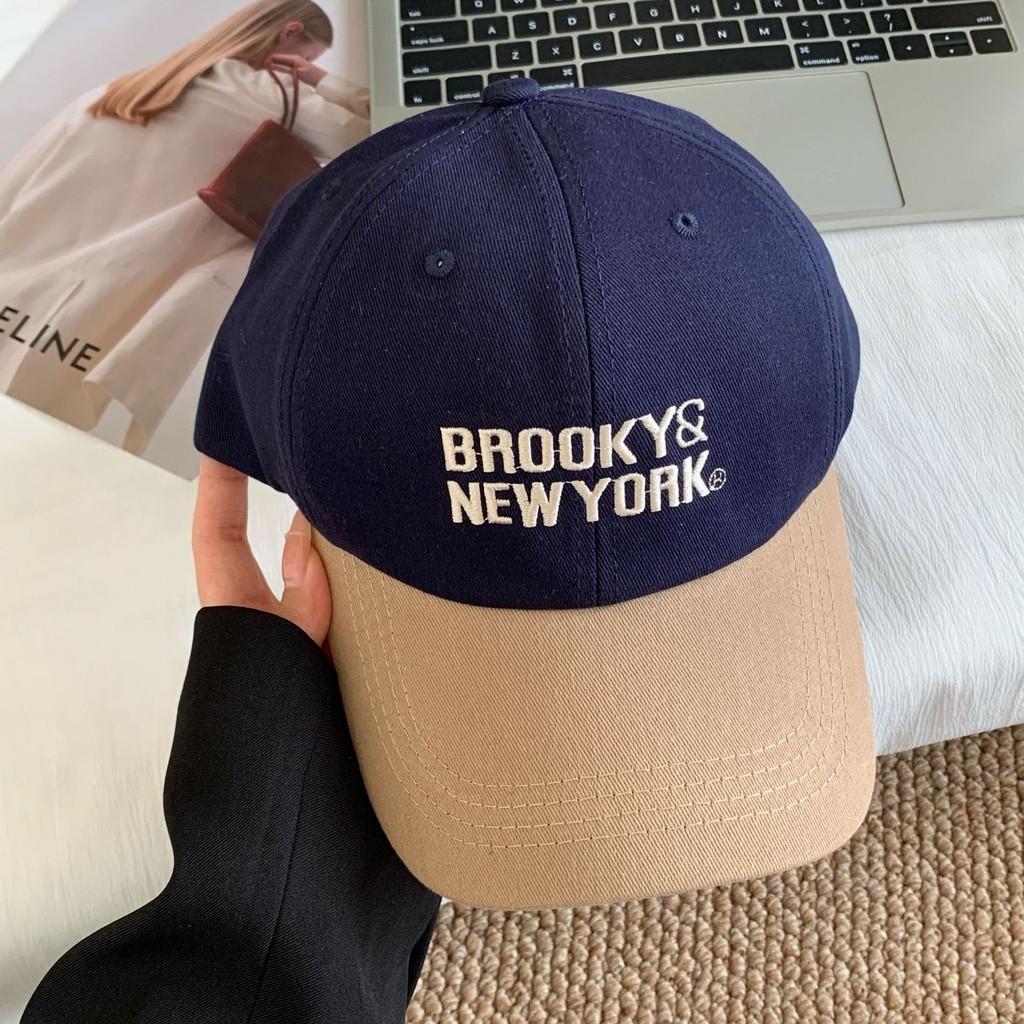 Color Fashion Blocked Baseball Cap With Letter Embroidery Design For Wear Daily