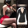Sex underwear sexy bed abstinence secretary uniform hip skirt pure lust wind temptation free suit qqny